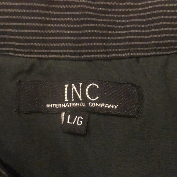 Black and White Pine Stripe Button Down - Picture 3 of 4